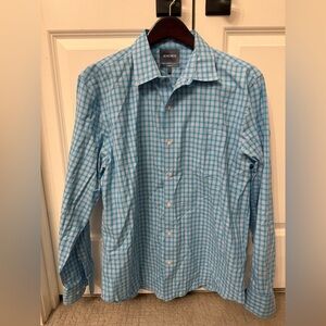 Bonobos Light Blue Plaid Men's Shirt